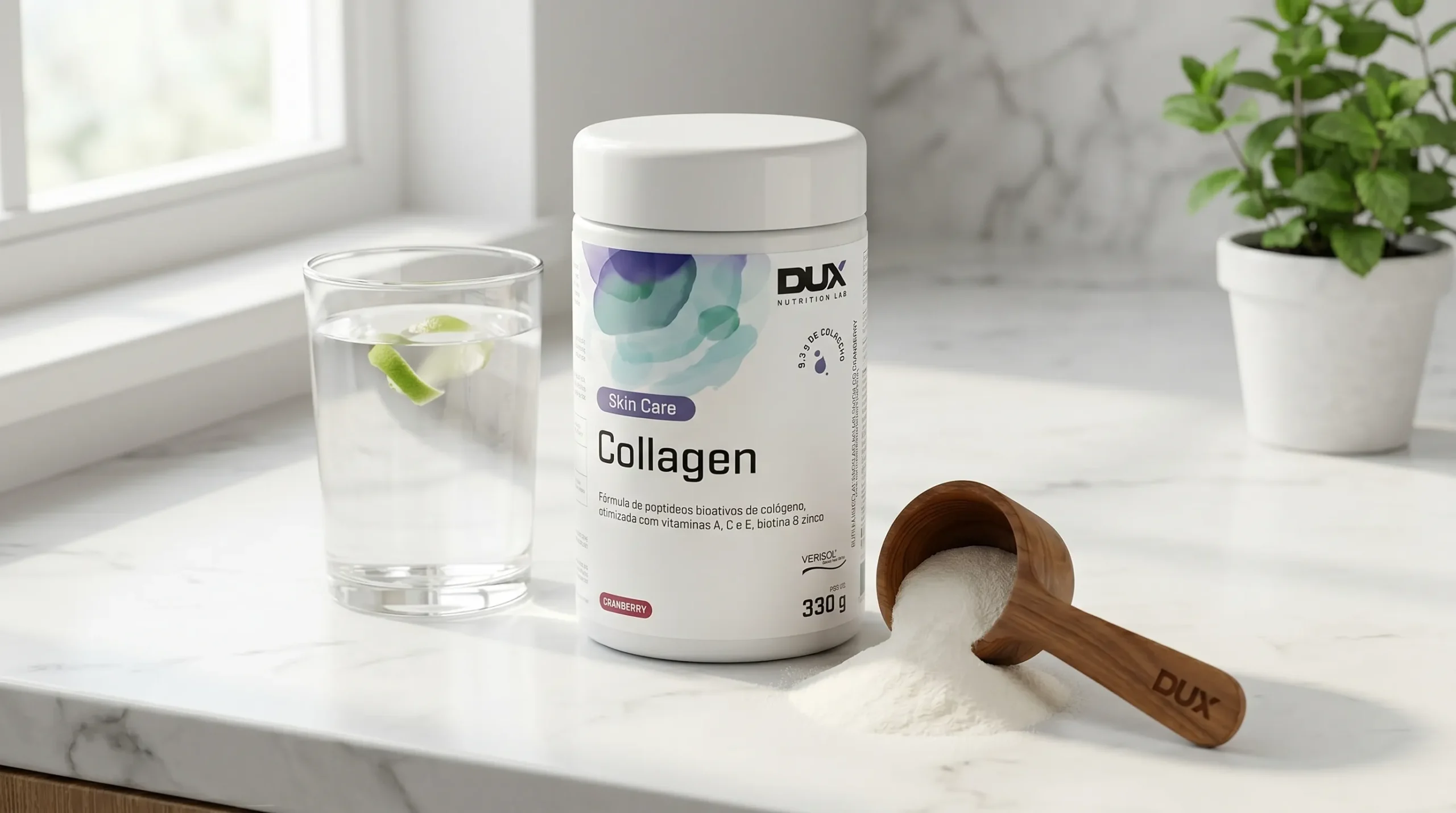 Suplementação de colágeno Verisol para melhorar a elasticidade da pele
