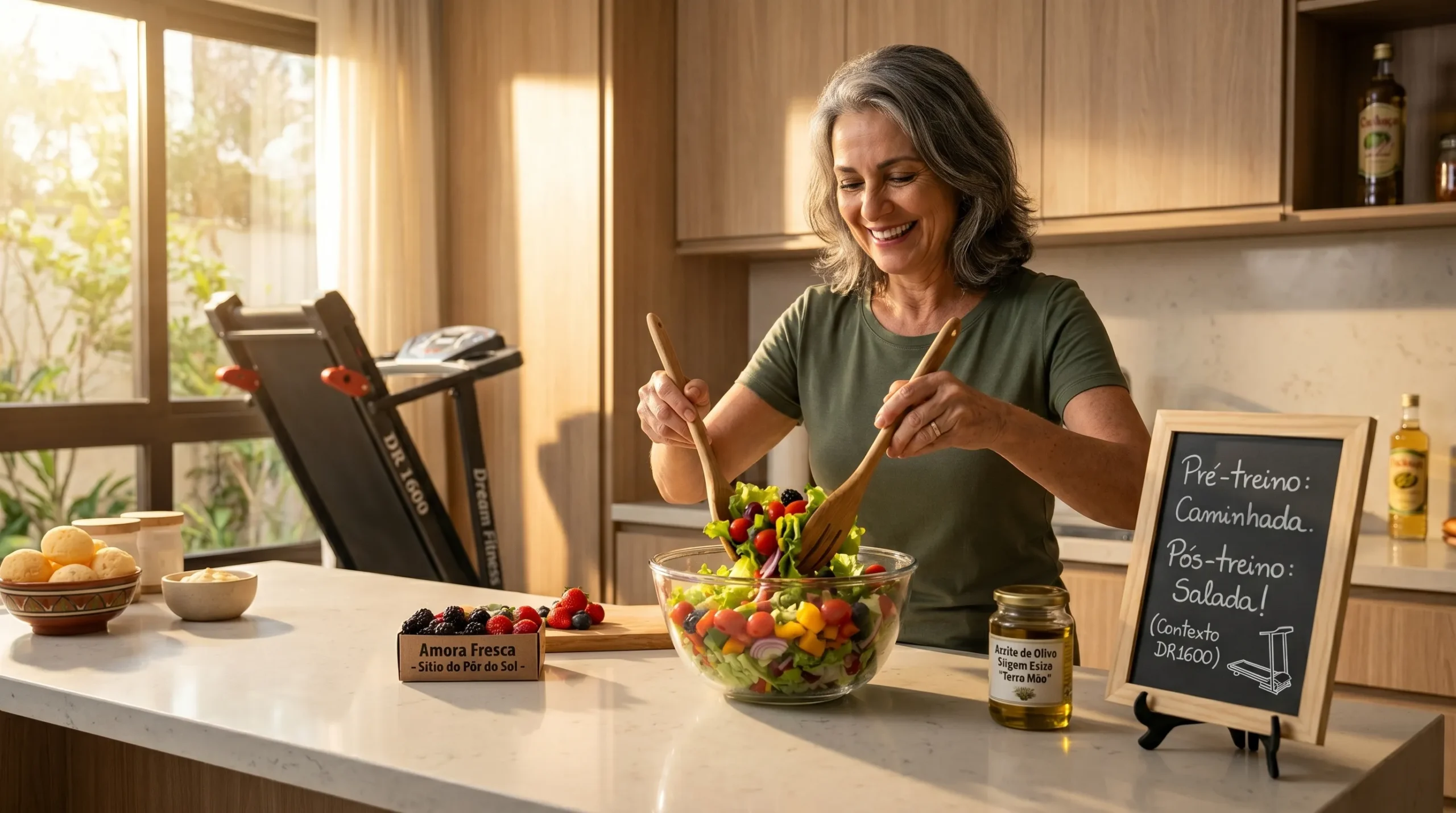 Estilo de vida saudável potencializando o Skincare 50 mais: exercícios e alimentação equilibrada