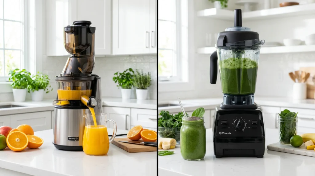 Extrator de sucos ou liquidificador: qual o melhor para preservar nutrientes?